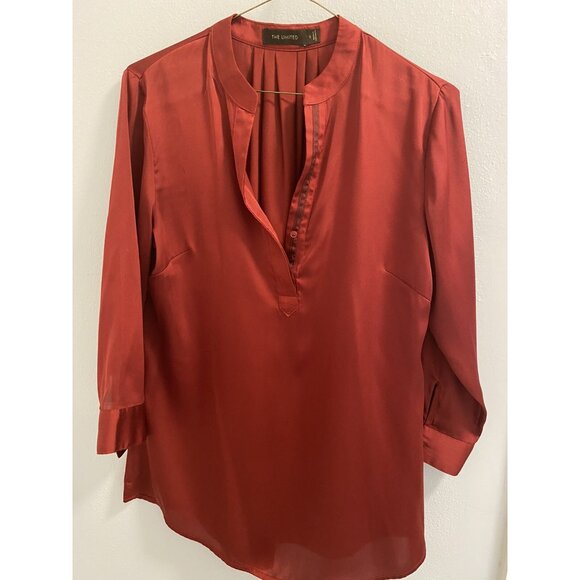 THE LIMITED - BUSINESS CASUAL BLOUSE- WOMEN - SIZE SMALL- RED -GOOD CONDITION - Picture 7 of 7